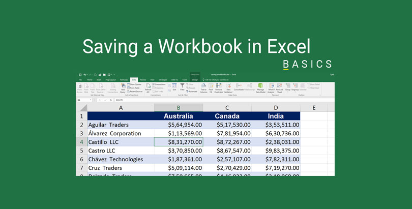 Saving Excel Workbooks