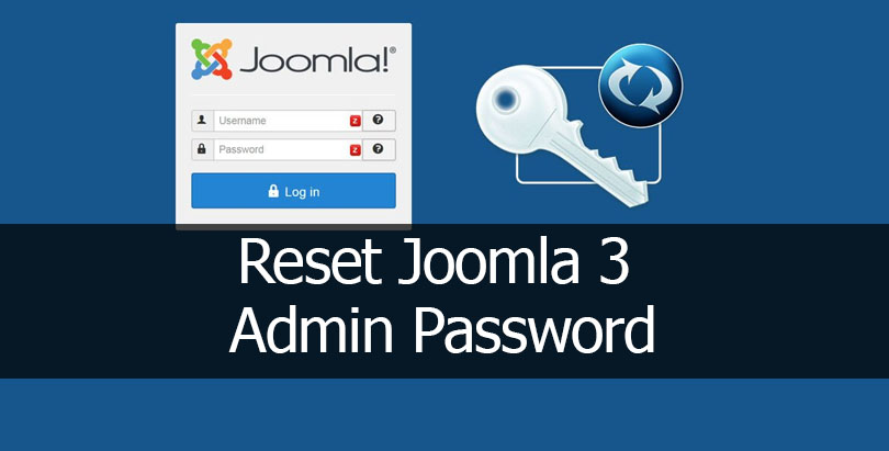 Reset Joomla 3 Admin Password